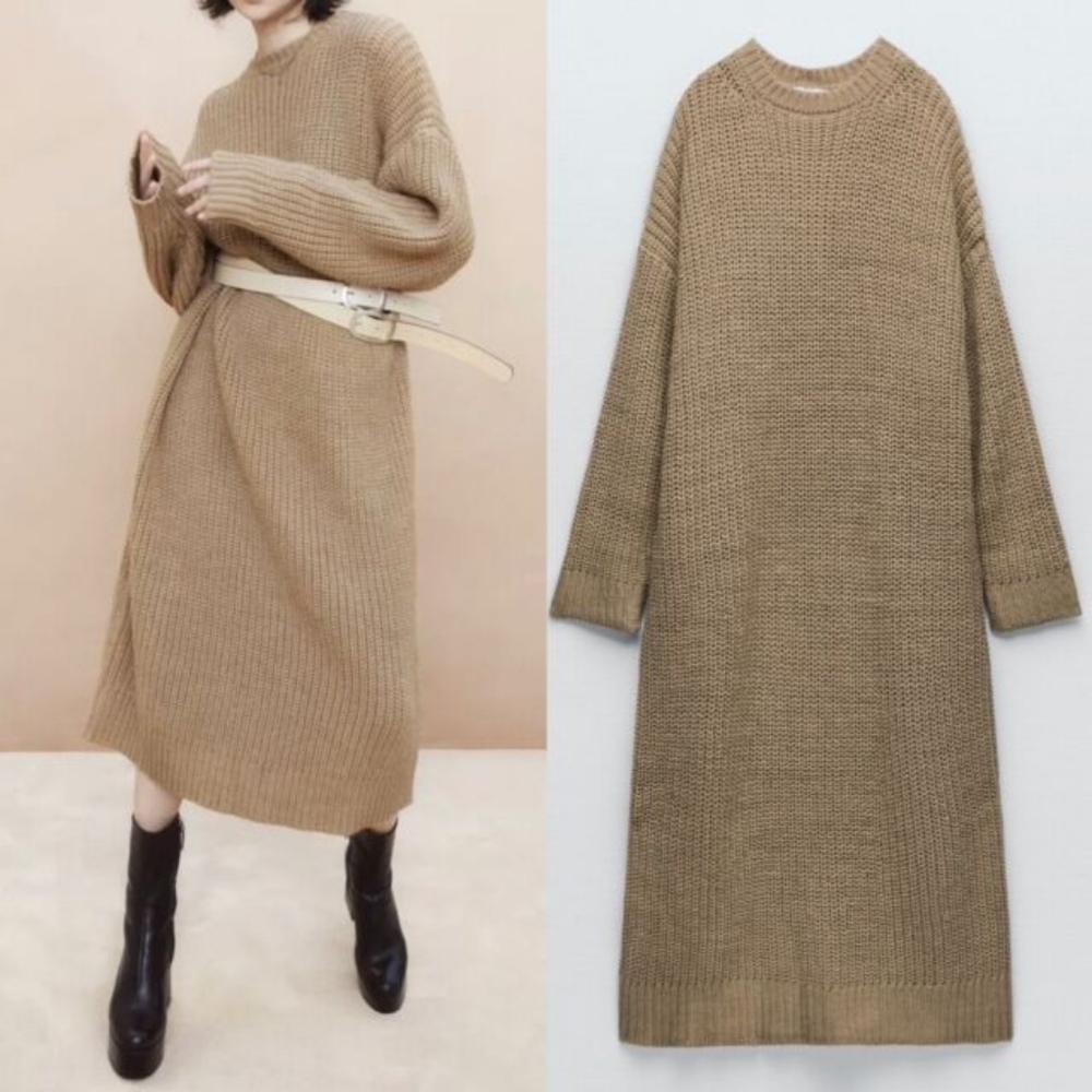 Zara Oversized Knit Dress